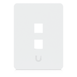 UACC-WP-KEYSTONE-V-2P - Placa Keystone Universal / 2 Puertos / Superficie Pintable / Montaje Vertical / 4 Piezas