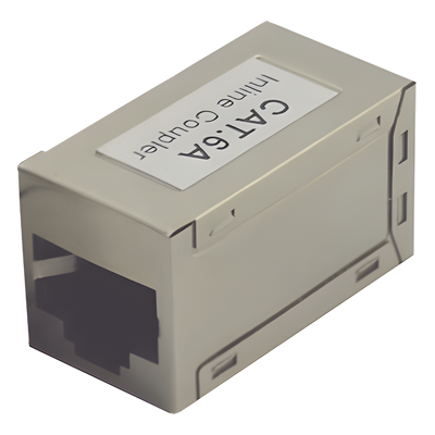 LP-KJ-6A-47 - Acoplador STP / Cat6A / RJ45 Hembra a Hembra / Blindado / 2 Puertos / 10GBase-T