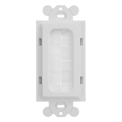 CFGBWH - Inserto de Cepillo para Placa Frontal GFCI / ABS / 0.15' x 0.07' x 0.15' / Blanco / RoHS