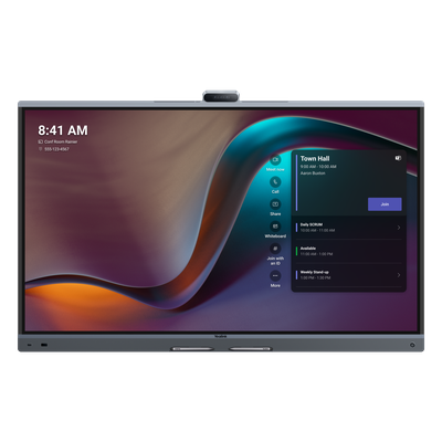 MB-65-PRO-A02 - Centro de Colaboración Inteligente / Pantalla 4K UHD 65'' / Triple Cámara 50 MP / Zoom Híbrido 16x / Audio AI 12 m (39.4 ft) / 20 Puntos Táctiles / Wi-Fi 6