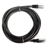 LP-FT7-050-BK - Cable de Parcheo / FTP Cat6 / 0.5 m (1.64 ft) / Blindaje Global / Cobre / Negro