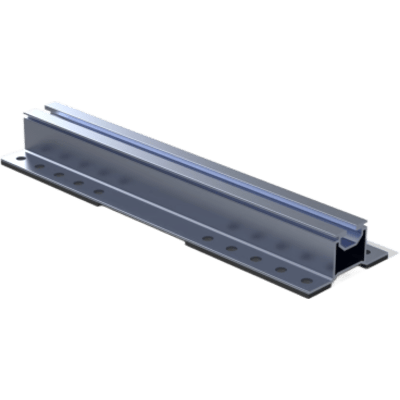 N00016 - Riel de Montaje Solar / S Rail 28 / Aluminio Serie 6000 / Protección EPDM / 280 mm / 235 g
