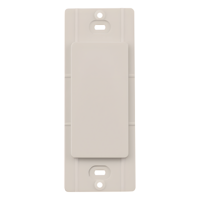 SCBITP - Inserto ciego / Placa de pared Claro / Acabado satinado / Color Taupe / Nylon