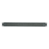 BR1B - Tapa Ciega para Rack / Tipo Cepillo de Nylon / 1 UR / 19 in / Gestión Térmica / Acero Negro