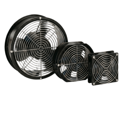 A6AXFNGQ - Ventilador Axial Compacto / 6 Pulgadas (152 mm) / 115 VAC / 102 CFM (173 m³/h) / 50,000 Horas / Operación Silenciosa / IP para Gabinetes