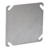HUB752 - Tapa Ciega Cuadrada / 4 Pulgadas / Acero Galvanizado / 0.286 kg / Cajas 4"x2"