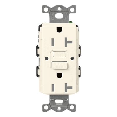 SCR15GFSTBI - Receptáculo GFCI / 15 A / 125 V / Autoprueba Automática / Tamper-Resistant / Color Biscuit