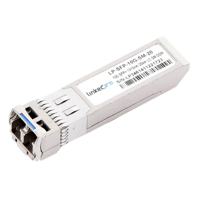 LP-SFP-10G-SM-20 - Transceptor SFP+ / 10 Gbps / Monomodo 1310 nm / LC Dúplex / 20 km (12.4 mi) / DDM / Hot-Pluggable