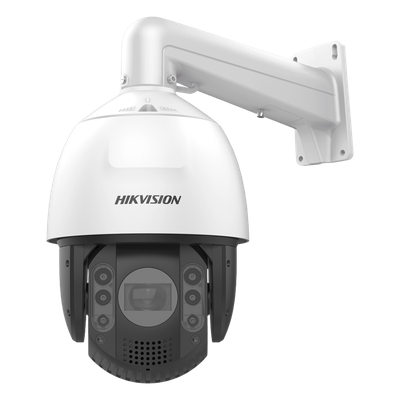 DS-2DE7A425IW-AEB(T5) - Cámara PTZ IP / 4 Megapixel / Zoom Óptico 25x / IR 200 m (656.2 ft) / Audio y Luz Estroboscópica / IP66 / IK10 / Hi-PoE