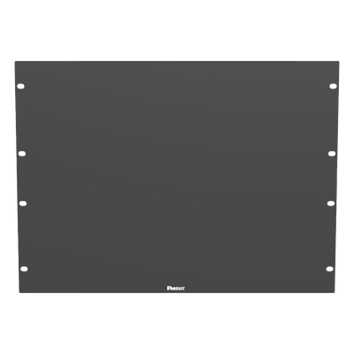 DPFP8 - Tapa Ciega para Rack / 19 in / 8UR / Acero / Plano / Negro