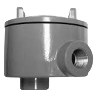 GRB-0446 - Caja a Prueba de Explosión / Tapa Tipo GRB / 3/4" (19 mm) / Aluminio Libre de Cobre / IK09 / NPT 1/2" a 2" / IP66