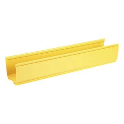 FR4X4YL6 - Canaleta FiberRunner™ 4X4, de PVC Rígido, Color Amarillo, 1.8 m de Largo