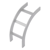LIB12W - Accesorio de Escalerilla / Curva Vertical Interior / 12 in (305 mm) Ancho / Acero / Blanco