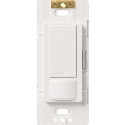 MS-OPS5M-WH - Apagador de Pared con Sensor de Ocupación / 5 A Iluminación / 3 A Ventilador / 120 V / 3 Vías y Multilocalización / 180° / 81 m² (871.9 ft²)
