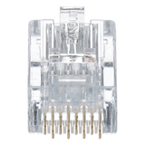 MP588-L - Plug RJ45 / Cat5e / 24-26 AWG / 50 µin Oro / 2500 Ciclos / 50 Piezas / -10°C a 60°C