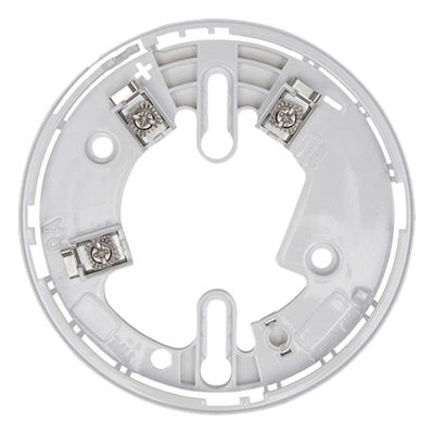 B501-WHITE - Base de 4 Pulgadas / 4.0' (10.2 cm) diámetro / 0.74' (18.8 mm) altura / 15-32 VDC / Color Blanco / Compatible Notifier, Farenhyt, Silent Knight, Fire-Lite