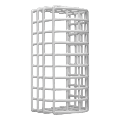 STI-9622 - Rejilla Protectora Anti-Vandalismo / Aluminio / Blanco / Uso Exterior