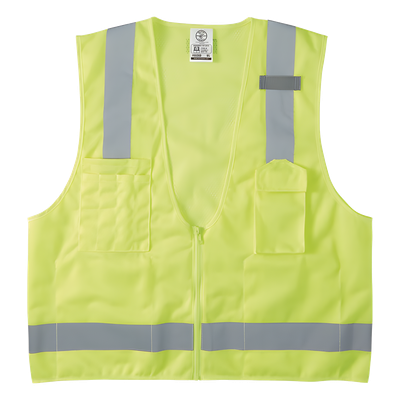 60269 - Chaleco de Seguridad Reflectante / ANSI/ISEA 107-2015 Tipo R Clase 2 / 8 Bolsillos / Talla M/L