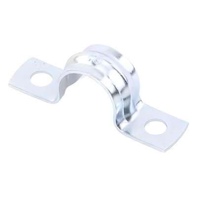 AB-PU-018 - Abrazadera Omega / Conduit 3/8" (9.52 mm) / Acero 0.9-1.2 mm / Carga 30 kg / Cincado 5 Micras