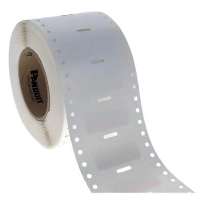 T038X000FJT - Etiqueta de Cinta Continua / 9.7 mm (0.38 in) / Poliolefina Blanca / Transferencia Térmica / 30.5 m (100 ft) / UL969 / -40°C a 82°C