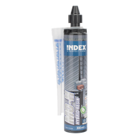 MOH300 - Resina Epoxy Vinylester / Sin Estireno / M8-M30 / Carga Sísmica C1 / 300 ml / -40°C a +80°C / WRAS / Resistencia al Fuego IBMB