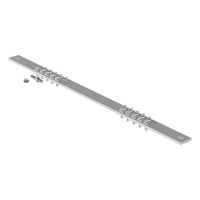 RGRB19CN - Barra de Conexión a Tierra / Rack 19" / 20 Orificios / 483 mm (1.58 ft) / 45 Unidades / EIA-310