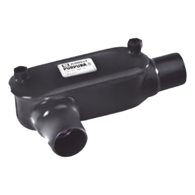 OT-0087-PC - Caja Condulet tipo T / Recubrimiento PVC 40 mils / Rosca NPT 3/4" (19 mm) / Aluminio Diecast / IK09 / 0.26 kg