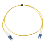 FJ2-LCULCUL-01 - Jumper de Fibra Óptica Monomodo / LC/UPC Duplex / OFNR Riser / 1 Metro (3.28 Pies) / 10 Gigabit / XGLO