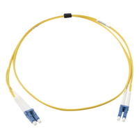 FJ2-LCULCUL-01 - Jumper de Fibra Óptica Monomodo / LC/UPC Duplex / OFNR Riser / 1 Metro (3.28 Pies) / 10 Gigabit / XGLO