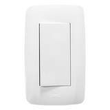 JTL-B72-01 - Apagador Sencillo de 127 V 10 A /Color Blanco.