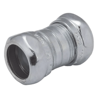 HUB-2923 - Conector de Compresión / Acero Galvanizado / 3/4 in / Pared Delgada / 10 mm (0.394 in) de Alto