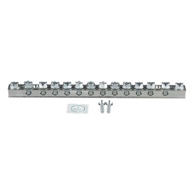 UGB20-414-12 - Barra de Conexión a Tierra / Cobre Electrolítico 99.9% / 12 Orificios / Calibre 14 AWG a 2/0 AWG / UL 467 / CSA 22.2