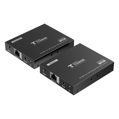 TT-672PRO - Extensor HDMI / 4K@60 Hz / 70 m (229.7 ft) / Cero Latencia / Sin Compresión / PoC / Audio 3.5 mm / Control IR Bidireccional