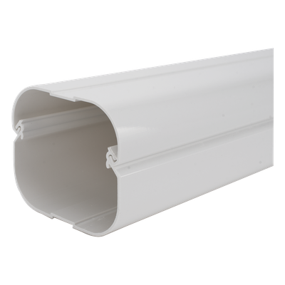 TH-AC-KIT - Kit de Canaletas para Aire Acondicionado / 11 Piezas / PVC Rígido / Interior y Exterior / 1 m (3.28 ft) de Longitud / -20°C a 75°C