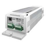 10205 - ETAPA DE POTENCIA DE AUDIO IP 2X25W O 1X50W EN FORMATO CARRIL DIN ESTÉREO/MONO