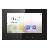 DS-KH6220-LE1 - Monitor IP para Videoportero / Pantalla 7" / Resolución 1024 x 600 / 16 Canales de Video / PoE Estándar / 8 Entradas de Alarma