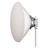 JRC38DDMIMO - Antena direccional Alto Rendimiento / Parábola profunda para mayor aislamiento al ruido /6 ft / 4.9 a 6.4 GHz /  / Ganancia de 38 dBi / Soporte de acero inoxidable / Polaridad en 90 ° y 45 ° / Incluye montaje.