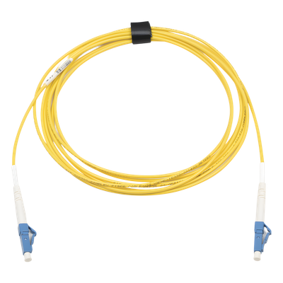 FJ1-LCULCUL-03 - Jumper de Fibra Óptica Monomodo / OS2 / LC/UPC-LC/UPC Simplex / OFNR Riser / 3 m (9.84 ft) / Amarillo