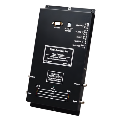FD341-IP - Sensor Perimetral de Fibra Óptica / 1 Zona / 0 a 5 Km Detección / 20 Km Fibra Insensitiva / 16.4 ft a 16,404 ft / 65,617 ft Fibra Insensitiva / Comunicación IP