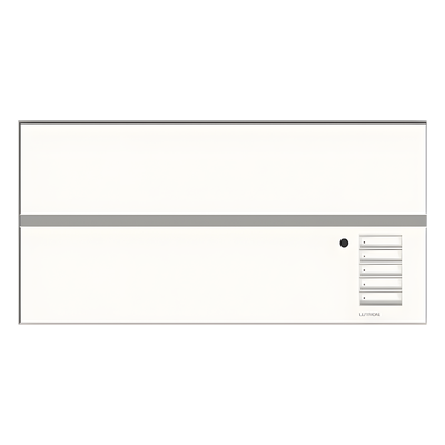 QSGRJ6PWH - Controlador de iluminación de 6 zonas / 120 V o 220-240 V / RF Clear Connect / Escenas programables / Integración con RadioRA 2 y HomeWorks QS / Blanco