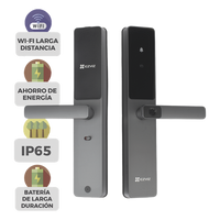 CS-DL05-R200 - Cerradura Inteligente / Wi-Fi y Bluetooth / Huella y Tag / IP65 / -25°C a 70°C / 8 Baterías AA