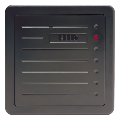 5355AGN00 - Lector de Proximidad de Mediano Alcance / Wiegand / 12 VCC / -30 a 65 °C / IP para Exterior / 5 x 5 x 1 pulg