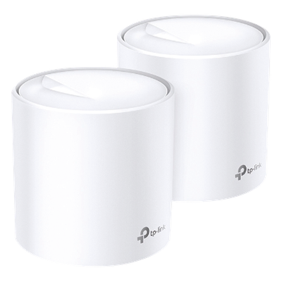 DECOX20-2PACK - Sistema Mesh Wi-Fi 6 / AX1800 Mbps / 4 Flujos Simultáneos / 2 Puertos Gigabit WAN/LAN Auto-Detección / 2 Antenas Internas / Administración App Móvil