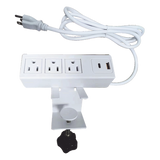 EM-3AC-WH - Epcom EM-3AC-WH unidad de distribución de energía (PDU) 9 salidas AC Blanco