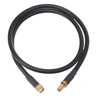 SSMAI-240K-SMAHI-60 - Cable de extensión RF / SMA Macho Inverso / SMA Hembra Inverso / RG-8/X LP240 / 60 cm (1.97 ft) / 6 GHz