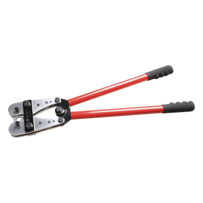 PST-H01-010 - Pinza para Ponchar o Crimpar Terminales / 8 AWG a 4/0 AWG / 2 Troqueles Giratorios 8 Posiciones / Bloqueo de Precisión