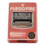 BG-12LSP - Estación Manual de Alarma Contra Incendio / Doble Acción / Rotulado Bilingüe FIRE/FUEGO / Reset con Llave / Carcasa de Policarbonato