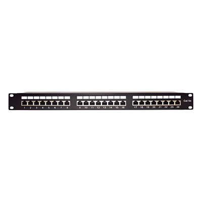 LP-PP-530 - Panel de Parcheo / 24 Puertos / Cat5e STP Blindado / Rack 19" / 0.48 m
