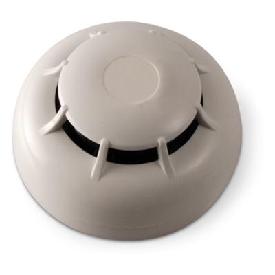ID100 - Detector de Humo Óptico / 4 Sensibilidades Programables 0.08-0.15 dB/m / Muestreo Cada 4 s / Compensación Automática de Suciedad / IP43 / Consumo Ultra Bajo 90 µA