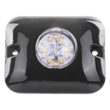 X121A - Luz Oculta LED / 12 LED Gen III / Ámbar / 10-24 VDC / 12 Patrones / 3.2x1.8 cm